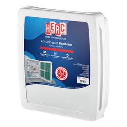 Armario para banheiro herc branco 2650