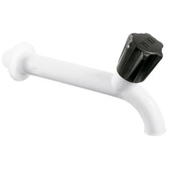 Torneira tanque herc plastico branca 15cm 3/4 - 117