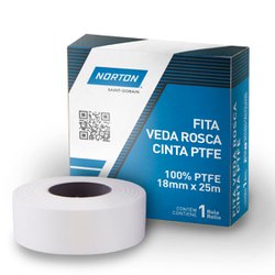 Fita veda rosca norton pro 18mm x 25m