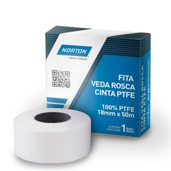 Fita veda rosca norton pro 18mm x 50m
