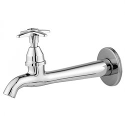 Torneira de parede fixa leao metal cromado c23 1158