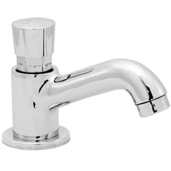 Torneira automatica leao metal cromado 1193