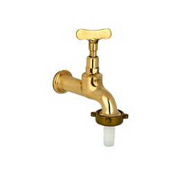 Torneira para jardim metrox metal polido com bico 1130