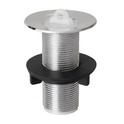 Valvula de pvc reboucas lavatorio cromada