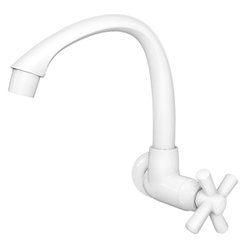 Torneira de parede cross movel tigre para cozinha baixa 460