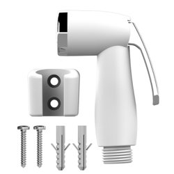 Pistola para ducha higienica censi abs branca/cromada 7561