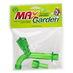 Torneira para tanque e jardim max garden verde 13cm