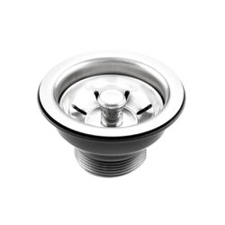 Valvula para pia americana padova 3.1/2 inox/abs cromado