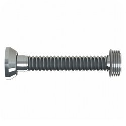 Tubo para sanitario valeplast flexivel cromado 27,5cm