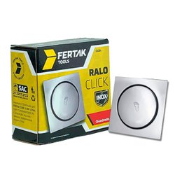 Ralo click fertak 10 x 10cm aco inox