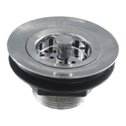 Valvula para pia americana overtime 3.1/2 abs cromado