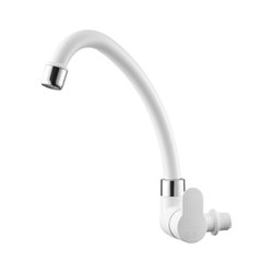 Torneira de parede movel herc abs branca/cromada tivoli - 520