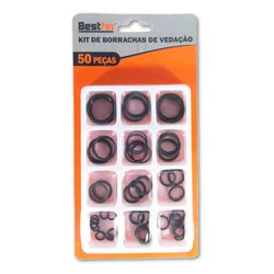 Anel de borracha bestfer kit com 50 pecas