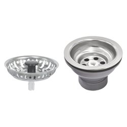 Valvula para pia americana tramontina 3.1/2 inox/abs