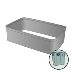 Prolongador para caixa de gordura roma 52x32x15cm para 52l - 6090 50