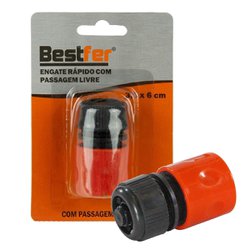 Engate rapido para mangueira bestfer 1/2 - 1496