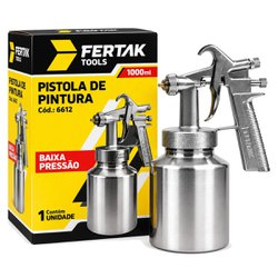 Pistola para pintura fertak de aluminio 1 litro - 6612