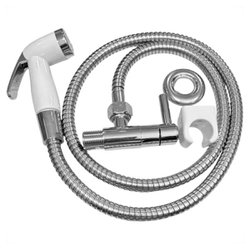 Ducha higienica alpha abs branca/cromada 120cm