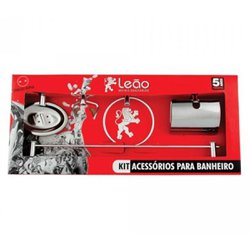 Kit para banheiro leao junior 5 pecas