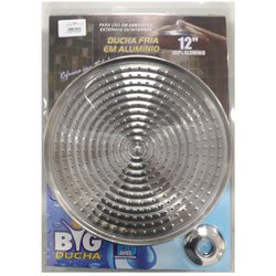 Chuveiro de aluminio big ducha sem registro 12 x 3/4