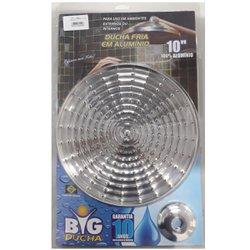 Chuveiro de aluminio big ducha sem registro 10 x 3/4