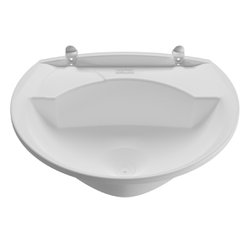 Lavatorio de pvc astra branco 36 x 28cm - lv2/sc