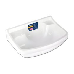 Lavatorio de pvc roma branco 310 x 235mm - 60561