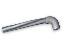 Saida para maquina de lavar afa 28mm x 2,10m bocal curvo brastemp advanc