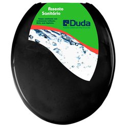Assento sanitario duda macio preto