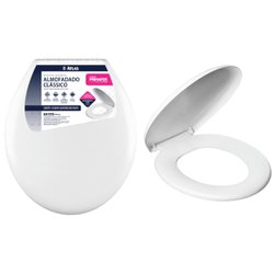 Assento sanitario atlas almofadado branco