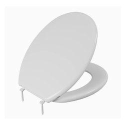 Assento sanitario astra slim almofadado branco