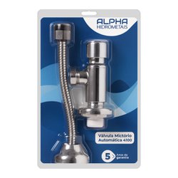 Valvula para mictorio alpha metal cromado 4100 - blister