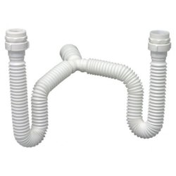 Sifao sanfonado universal tigre duplo branco - 615