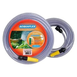 Mangueira para jardim trancada acquaflex cristal com 30m