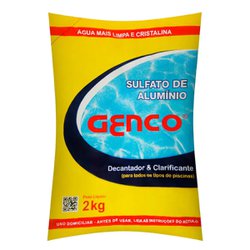 Genco sulfato de aluminio com 2kg