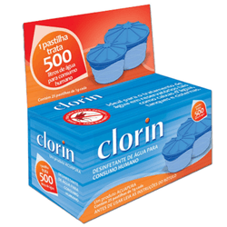 Cloro clor-in 1g para 500l - com 25