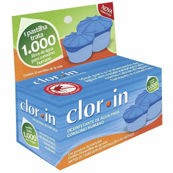 Cloro clor-in 2g para 1.000l - com 25