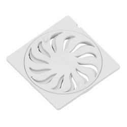 Grelha de pvc tigre abre e fecha quadrada 150mm