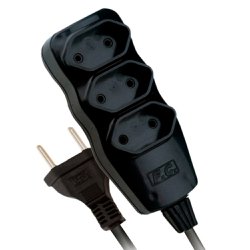 Extensao bipolar paralela fc new 05m preta - 24372