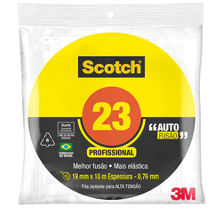 Fita isolante autofusao 3m 19mm x 05m