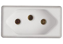 Tomada tramontina lux2 modulo tom. 10a 57115/030