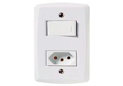 Interruptor conjugado tramontina lux2 1 x 1 - 20a/250v - 57145/044
