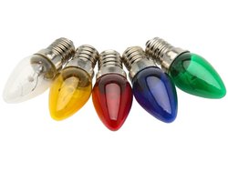 Lampada chupeta e14-127v 7w sortida
