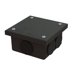 Caixa de passagem taf 7337 interna preta 9,8 x 5,7cm