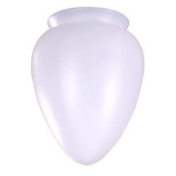 Luminaria pera luconi branca plastica