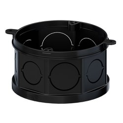 Caixa de luz octogonal tigre preta 4x4 fundo movel