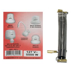 Resistencia maxiducha lorenzetti 127v/5500w - 055j