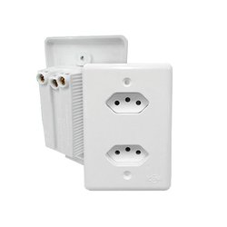 Tomada dupla stylus ilumi 20a monobloco - 201210