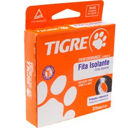 Fita isolante tigre performance 19mm x 10m