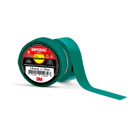 Fita isolante imperial 3m 18mm x 10m verde